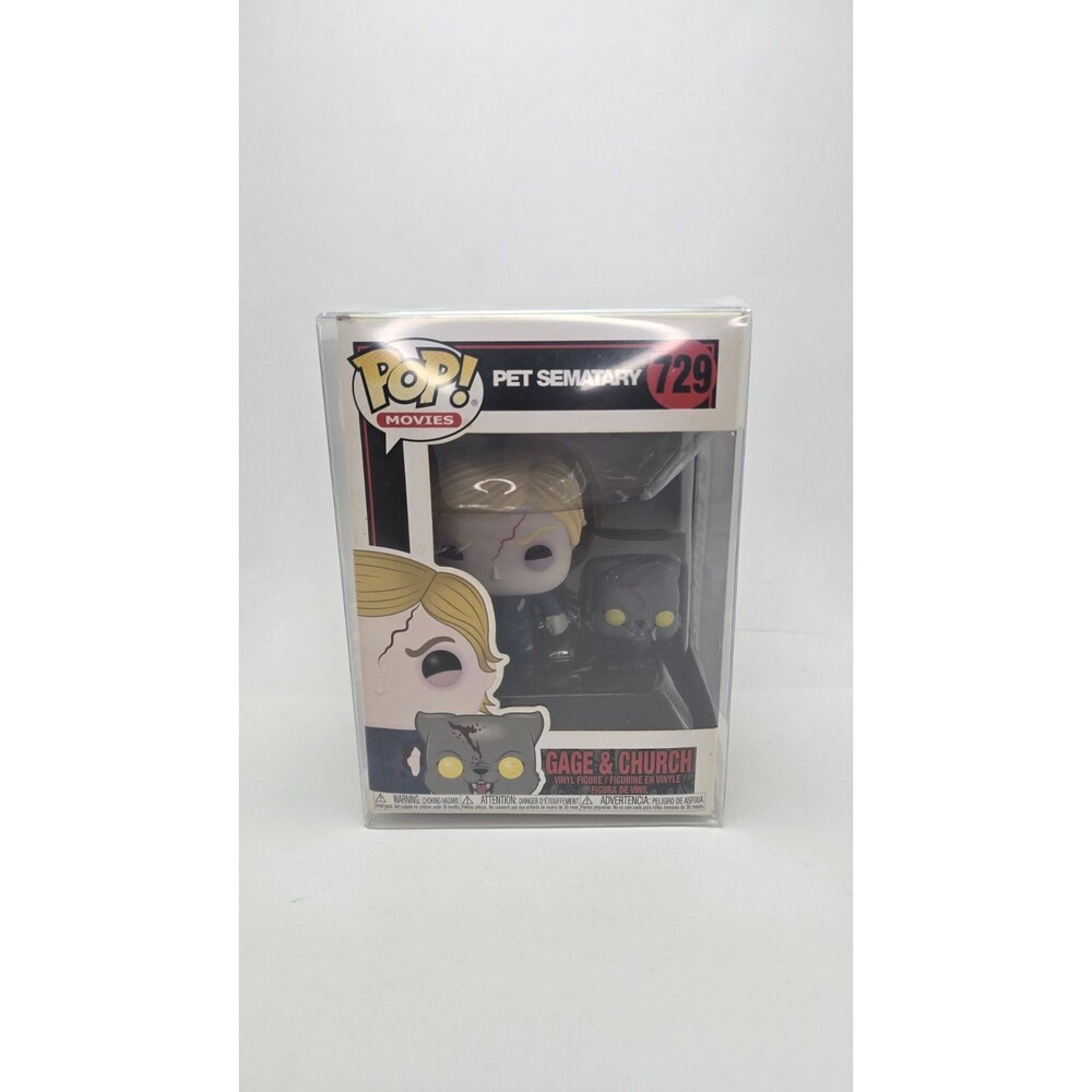 Funko Pop! Movies #729 Pet Sematary Gauge Church Figure W/protector, read des.